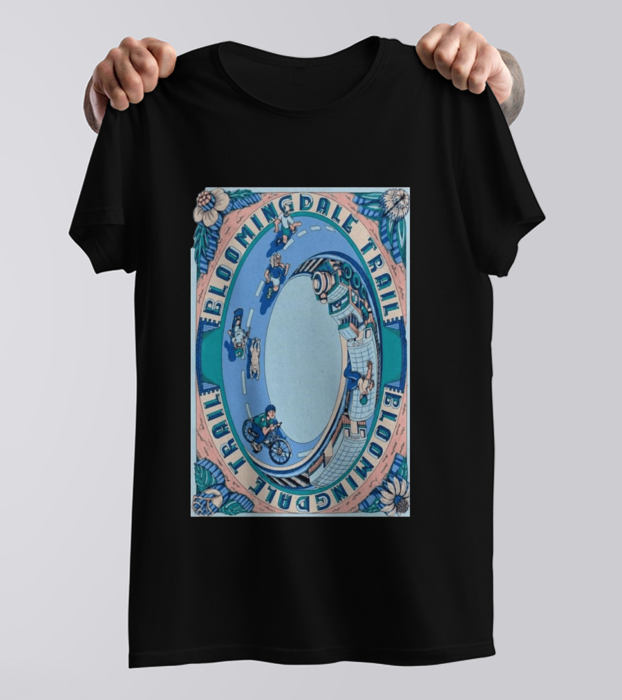 Bloomingdale Trail Scenic Pathway Bicycle Adventure Signed T-Shirt