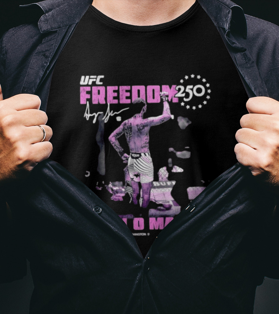 UFC Freedom 250 Sean O'Malley Signature Salute T-Shirt