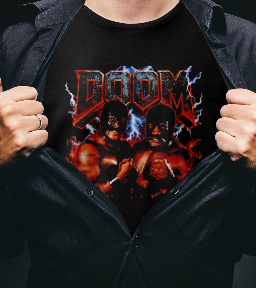 Doom Pro Wrestling Tag Team Ron Simmons Butch Reed T-Shirt