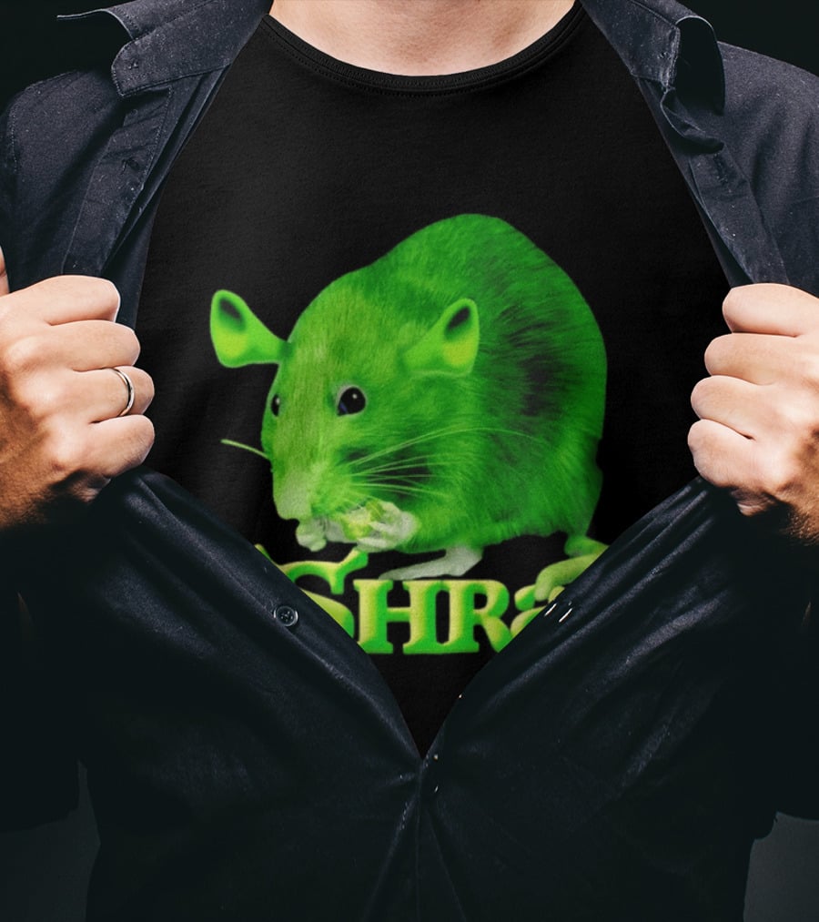 Shrat Chaos Potato Meme Shrek Rat Green Rodent Hybrid T-Shirt
