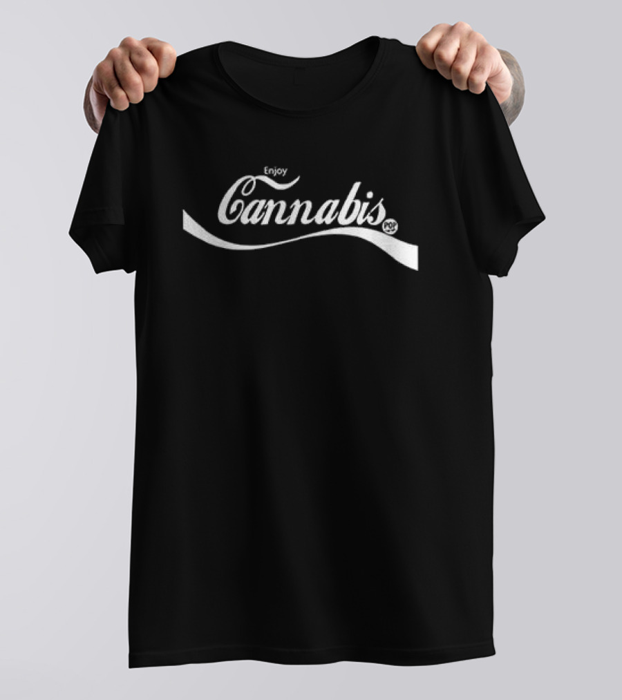 Enjoy Cannabis Coca Cola T-Shirt