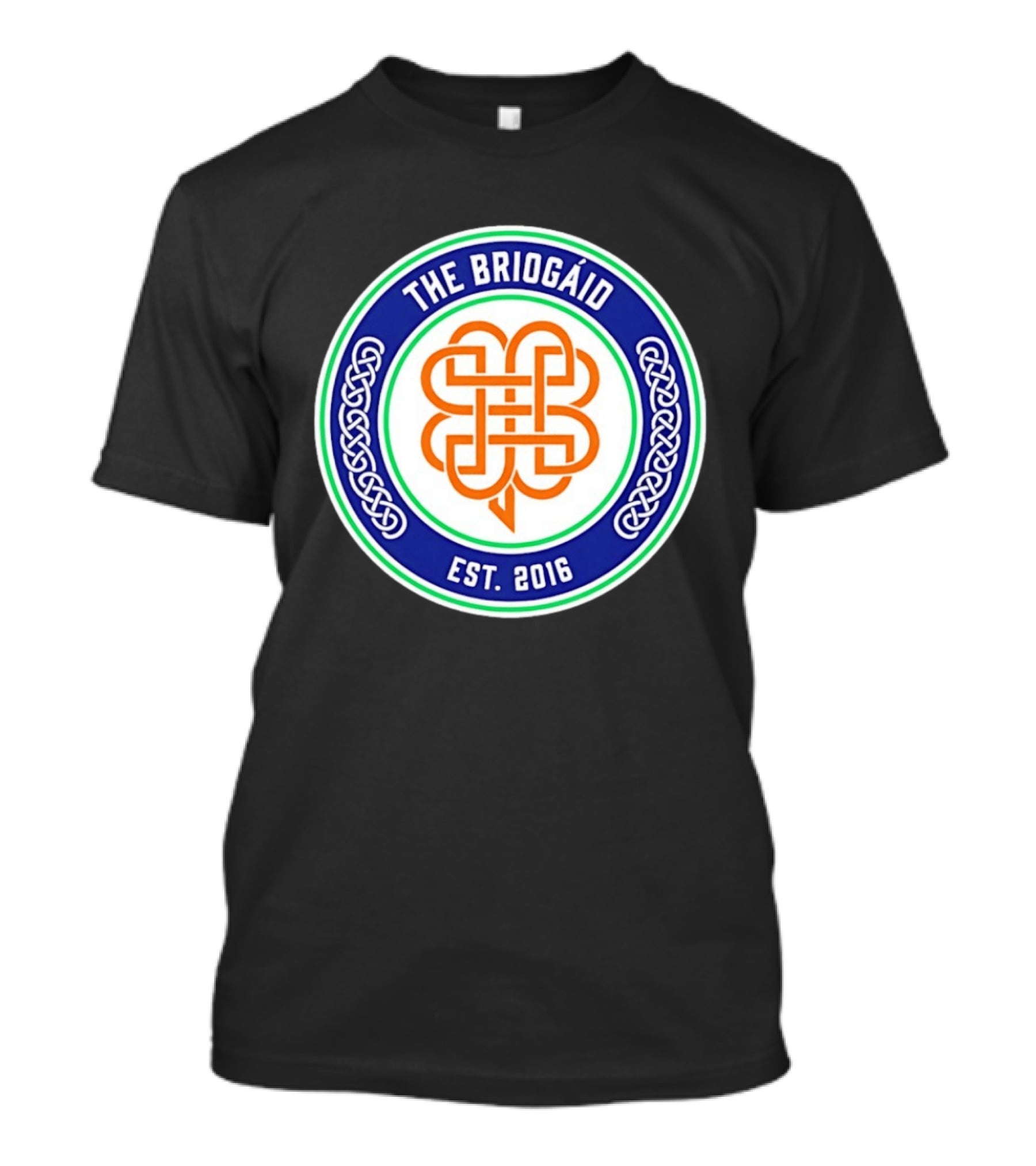 The Briogáid Celtic Knot Emblem EST 2016 T-Shirt