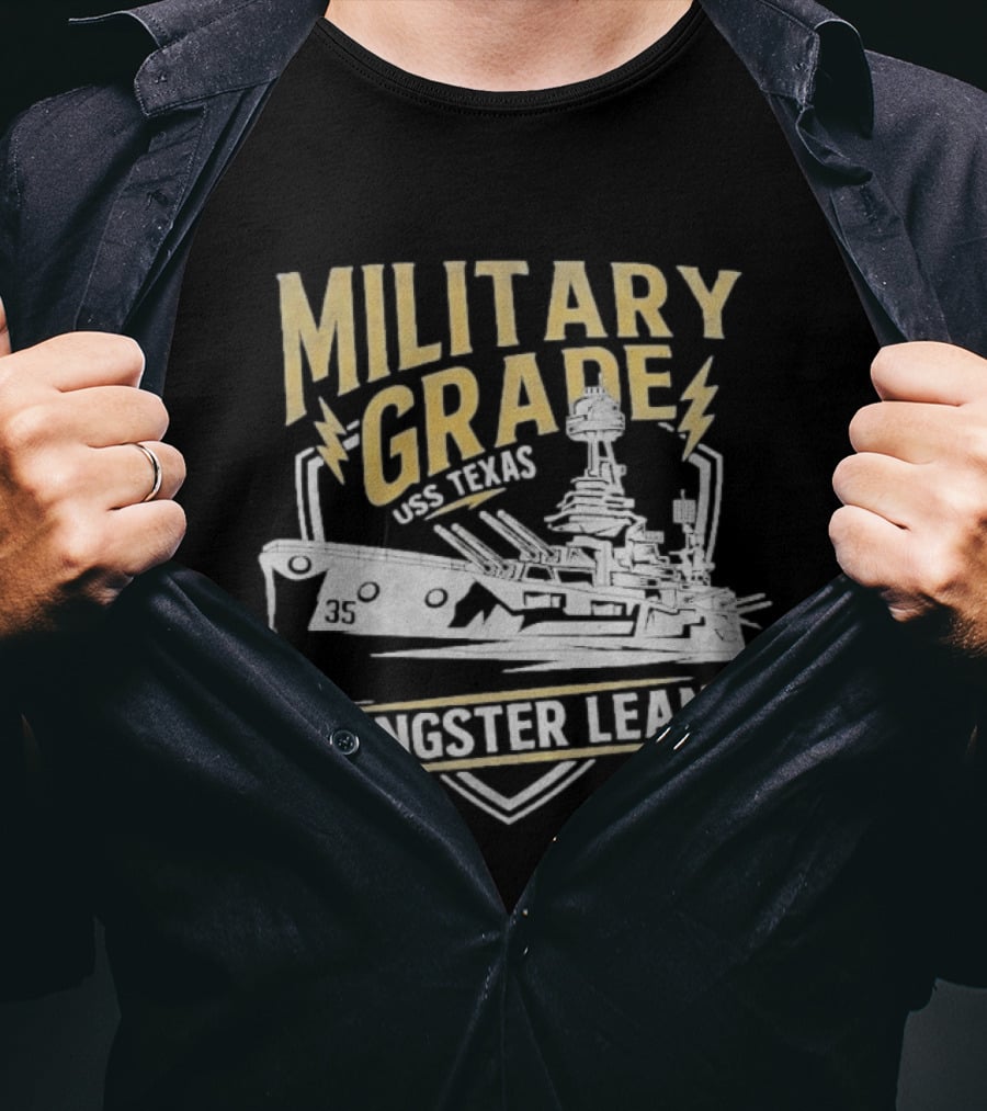 Military Grade USS Texas Gangster Lean T-Shirt