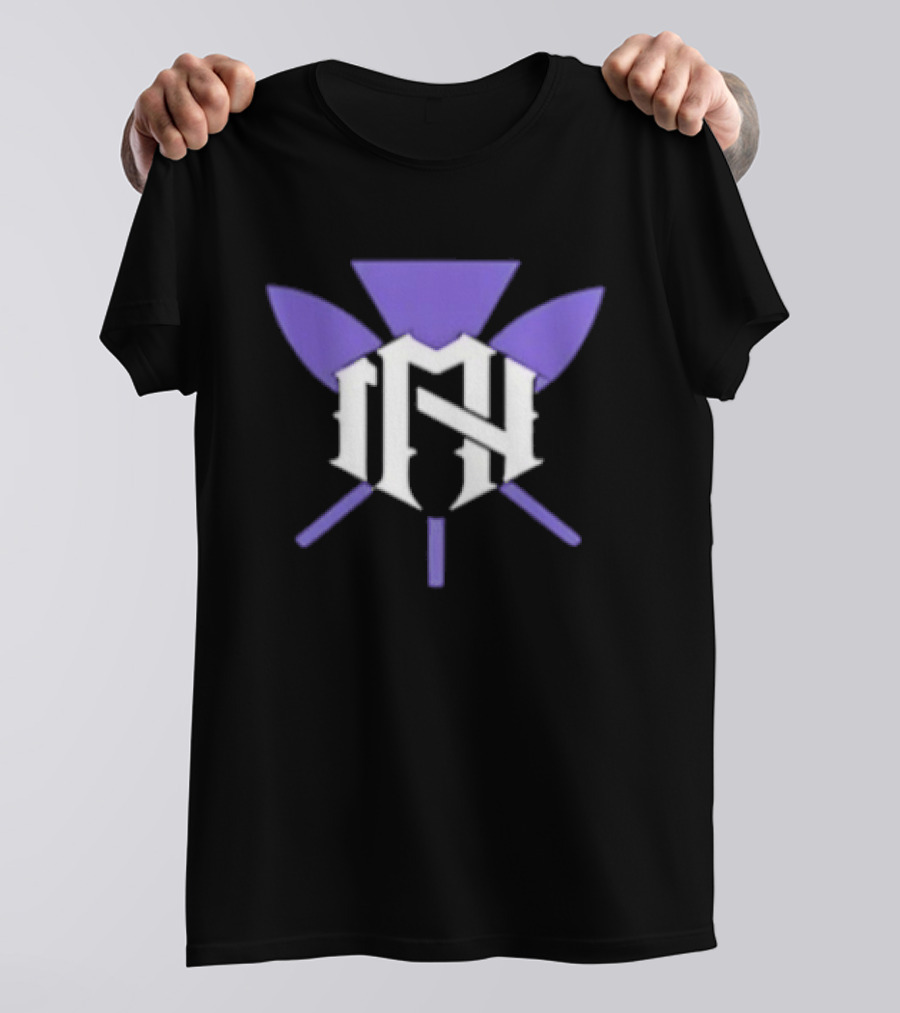 The Nightmarcher NH Purple And White Symbol With Spears T-Shirt