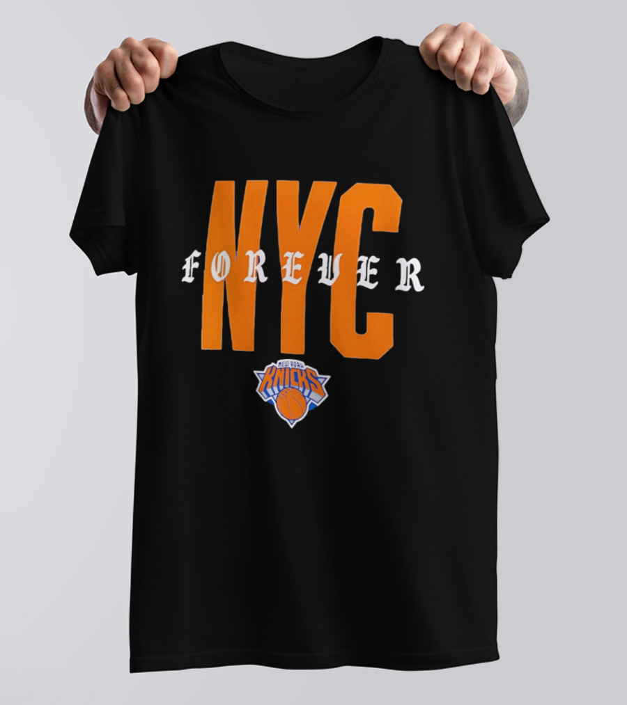 New York Knicks NYC Forever Basketball T-Shirt