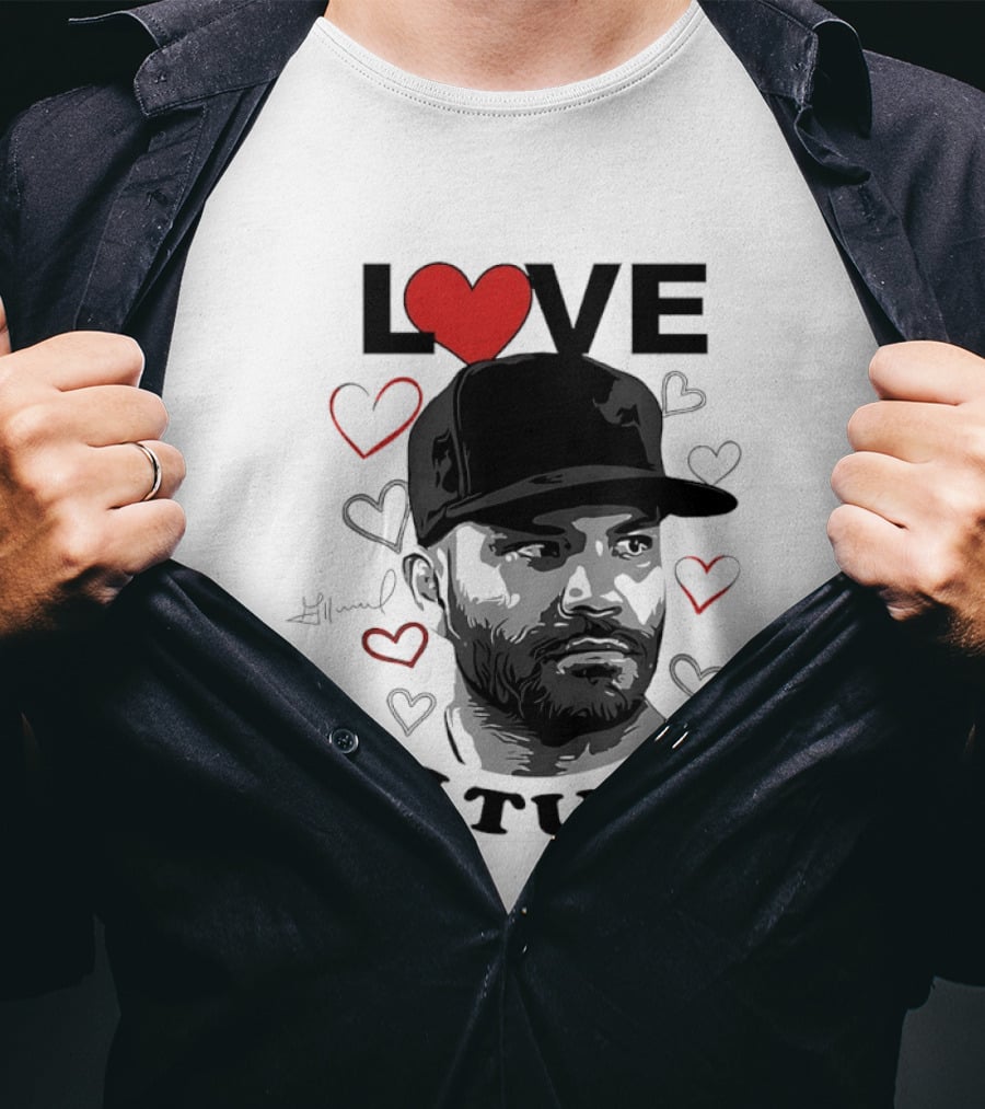Love Altuve Houston Baseball Heart T-Shirt