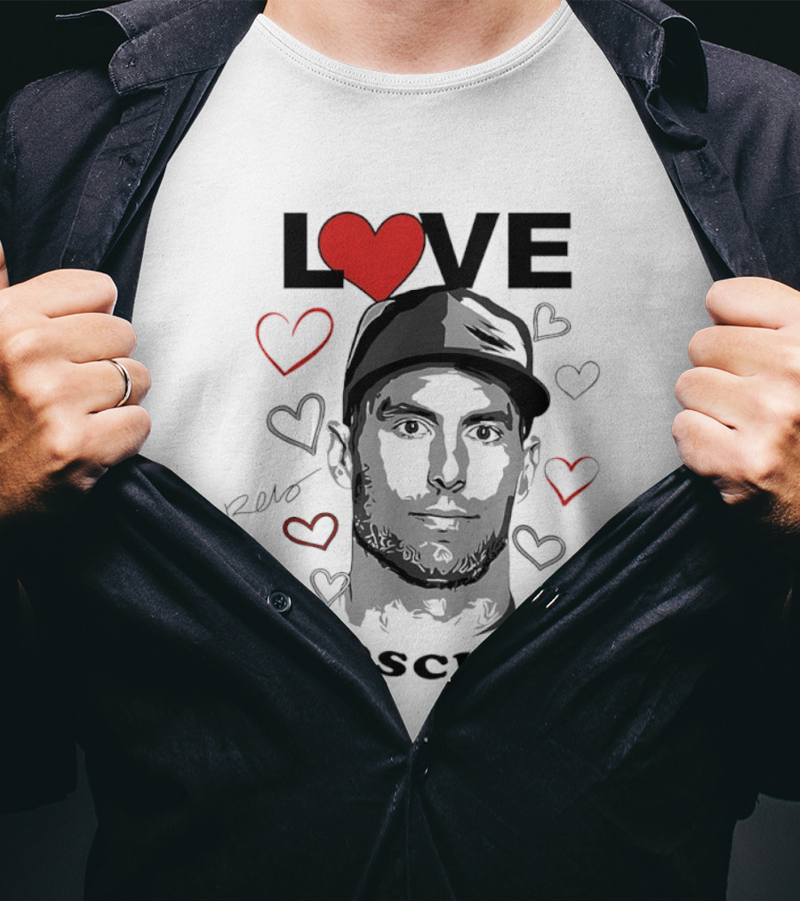 Love Paul Goldschmidt Heart Baseball T-Shirt