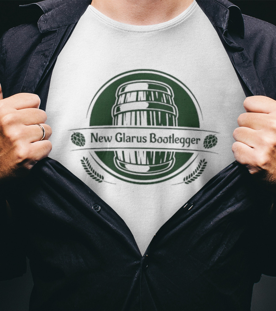 New Glarus Bootlegger Barrel T-Shirt