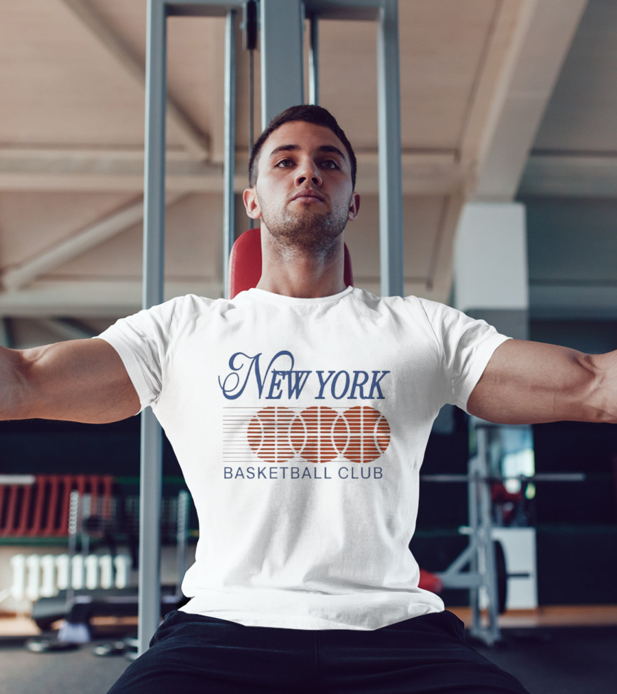 New York Basketball Club Vintage Retro Hoops T-Shirt