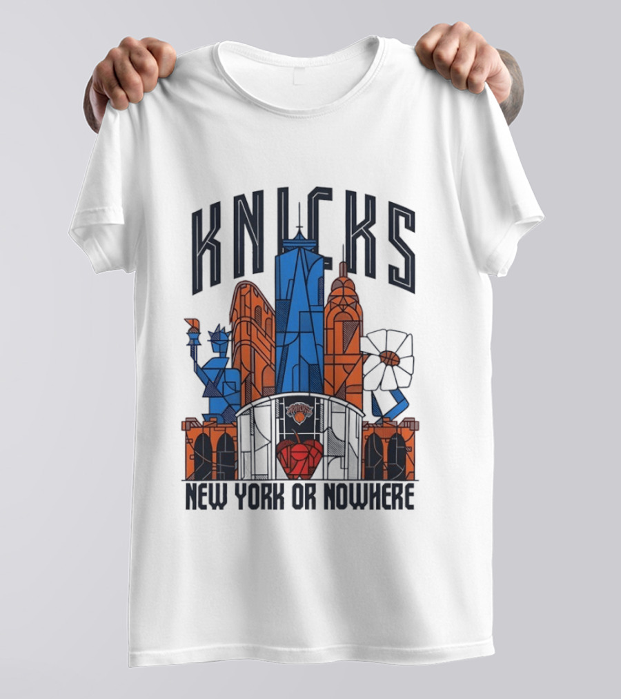 Knicks New York Or Nowhere Skyline 2026 T-Shirt
