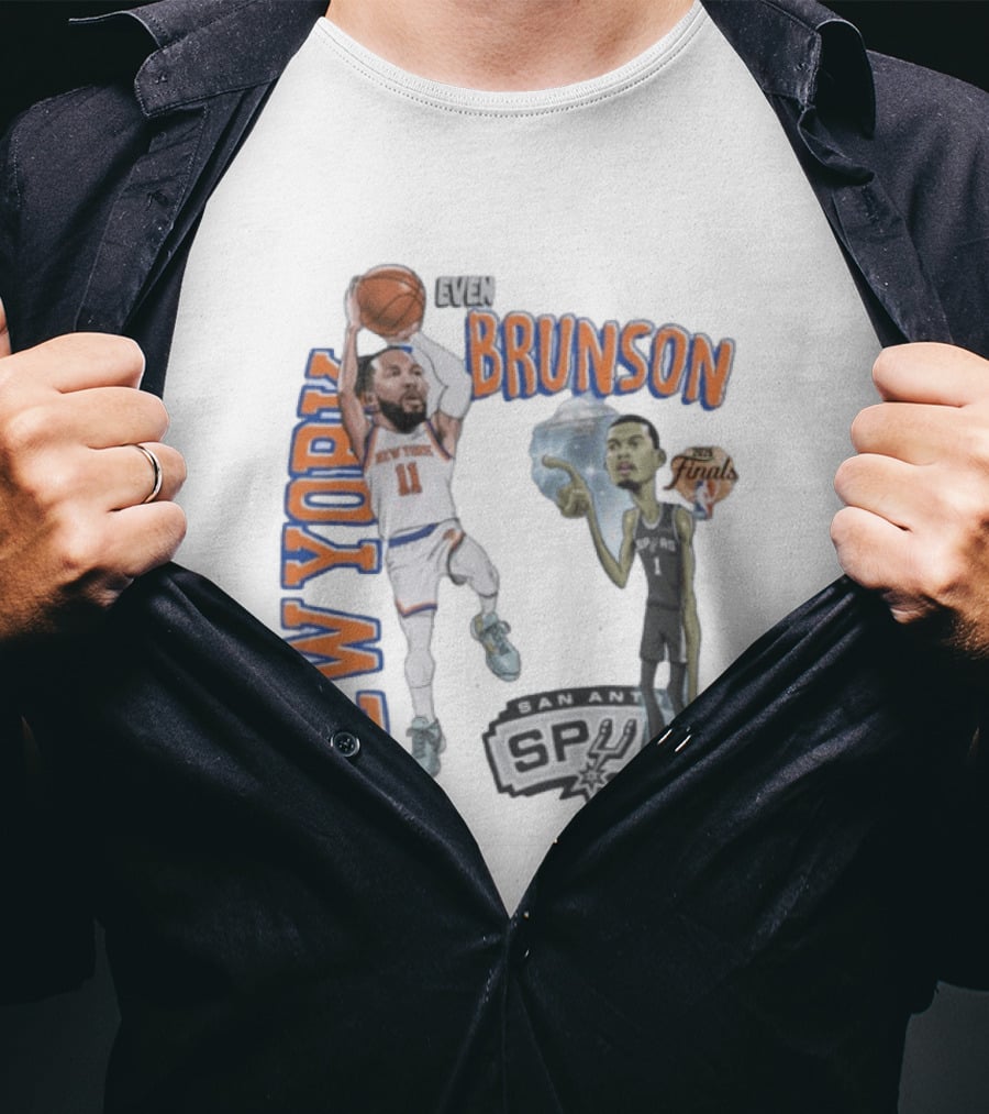 New York Even Brunson NBA Finals San Antonio Spurs T-Shirt