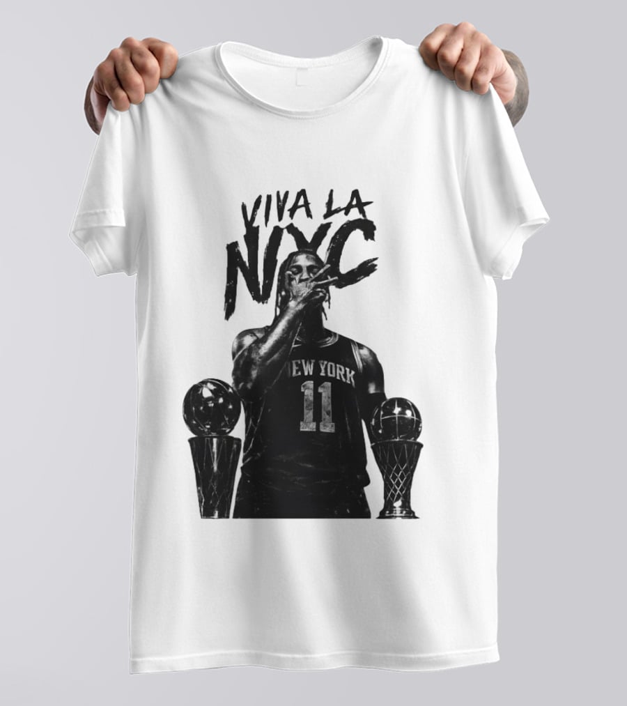 Viva La NYC Jalen Brunson 11 New York Knicks Basketball Player T-Shirt
