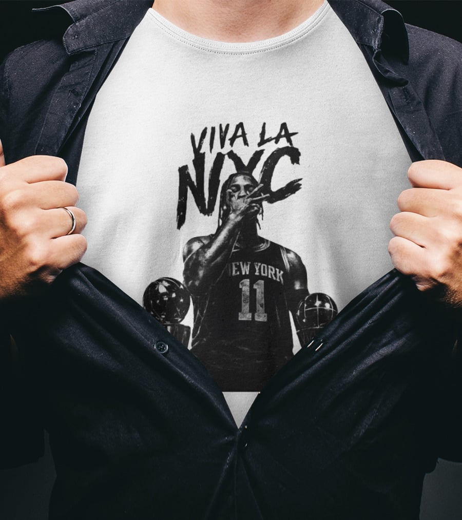 Viva La NYC Jalen Brunson 11 New York Knicks Basketball Player T-Shirt