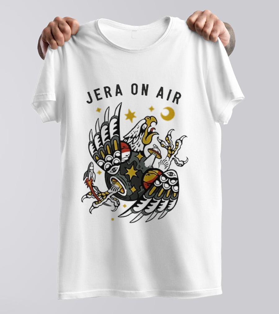 Jera On Air 2026 Festival Ysselsteyn Netherlands June 25 26 27 Mythical Eagle Stars Moon T-Shirt