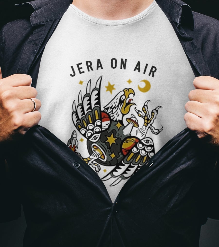 Jera On Air 2026 Festival Ysselsteyn Netherlands June 25 26 27 Mythical Eagle Stars Moon T-Shirt