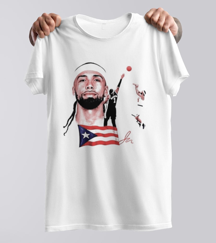 Jose Alvarado Puerto Rican Flag New York Knicks Basketball T-Shirt