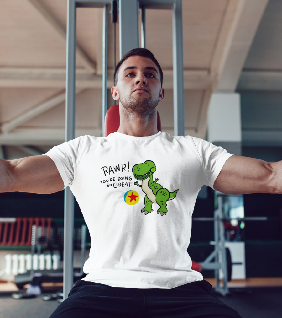 RAWR You're Doing So Great Rex Toy Story Pixar Ball T-Shirt