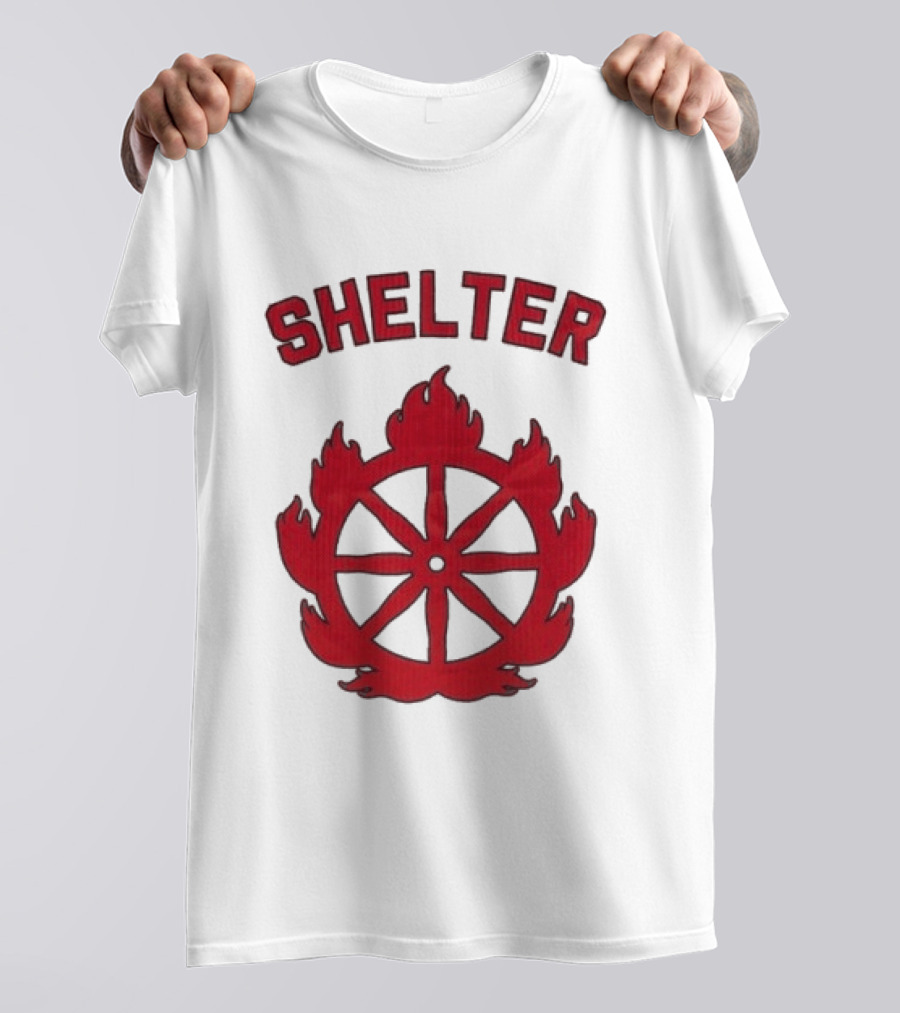 Shelter Mantra 95 Flaming Wheel T-Shirt