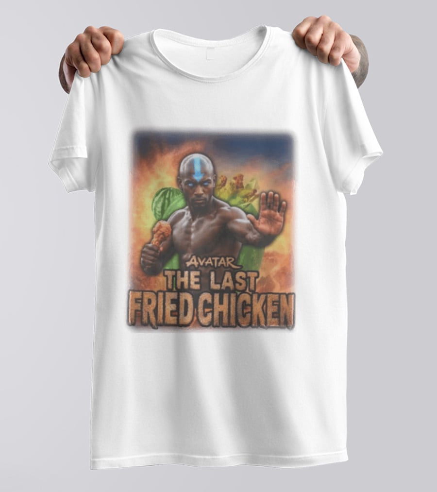 Avatar The Last Fried Chicken Parody Humor Martial Arts Mashup T-Shirt