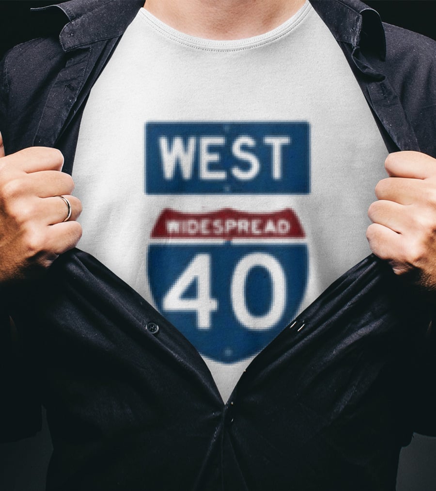 Goin' Out West Tour Summer 2026 Widespread 40 Interstate T-Shirt