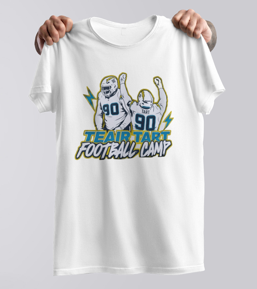 Teair Tart Football Camp 90 Los Angeles Chargers Players T-Shirt