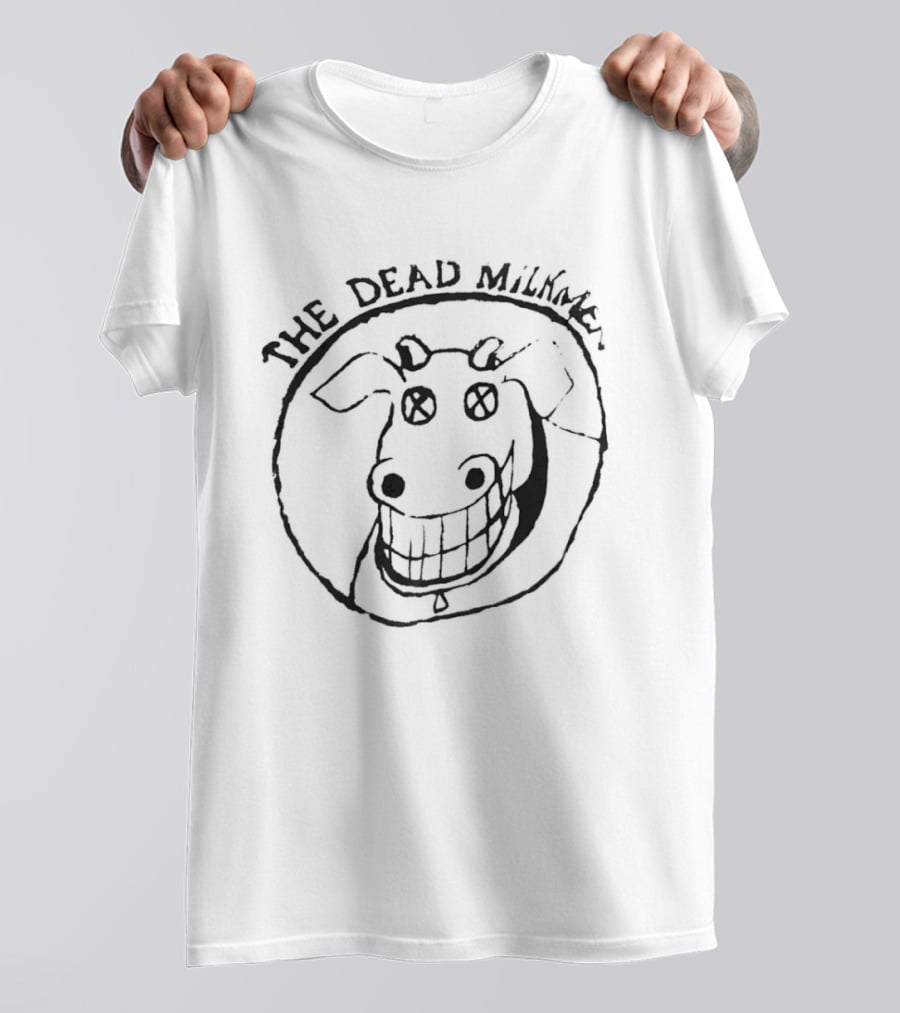 The Dead Milkmen Smiling Cow Drawing T-Shirt