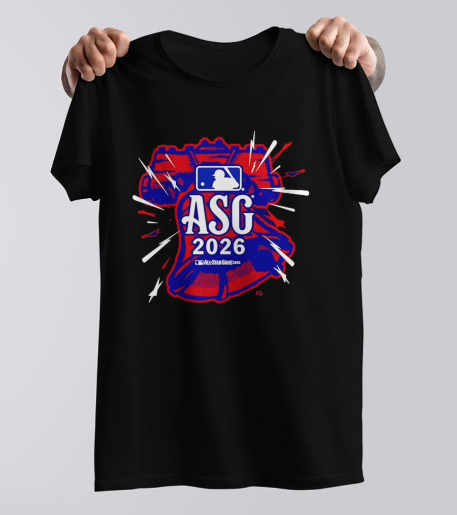 2026 MLB All Star Game ASG Loud Liberty Bell Explosion T-Shirt
