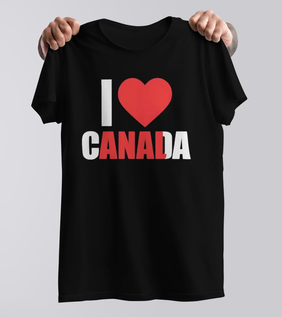 I Love Canada Heart Symbol CANADA T-Shirt