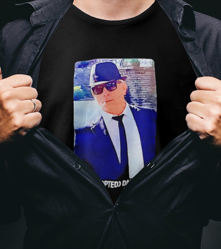 Blues Brothers Best Cadopted Dad Ever T-Shirt