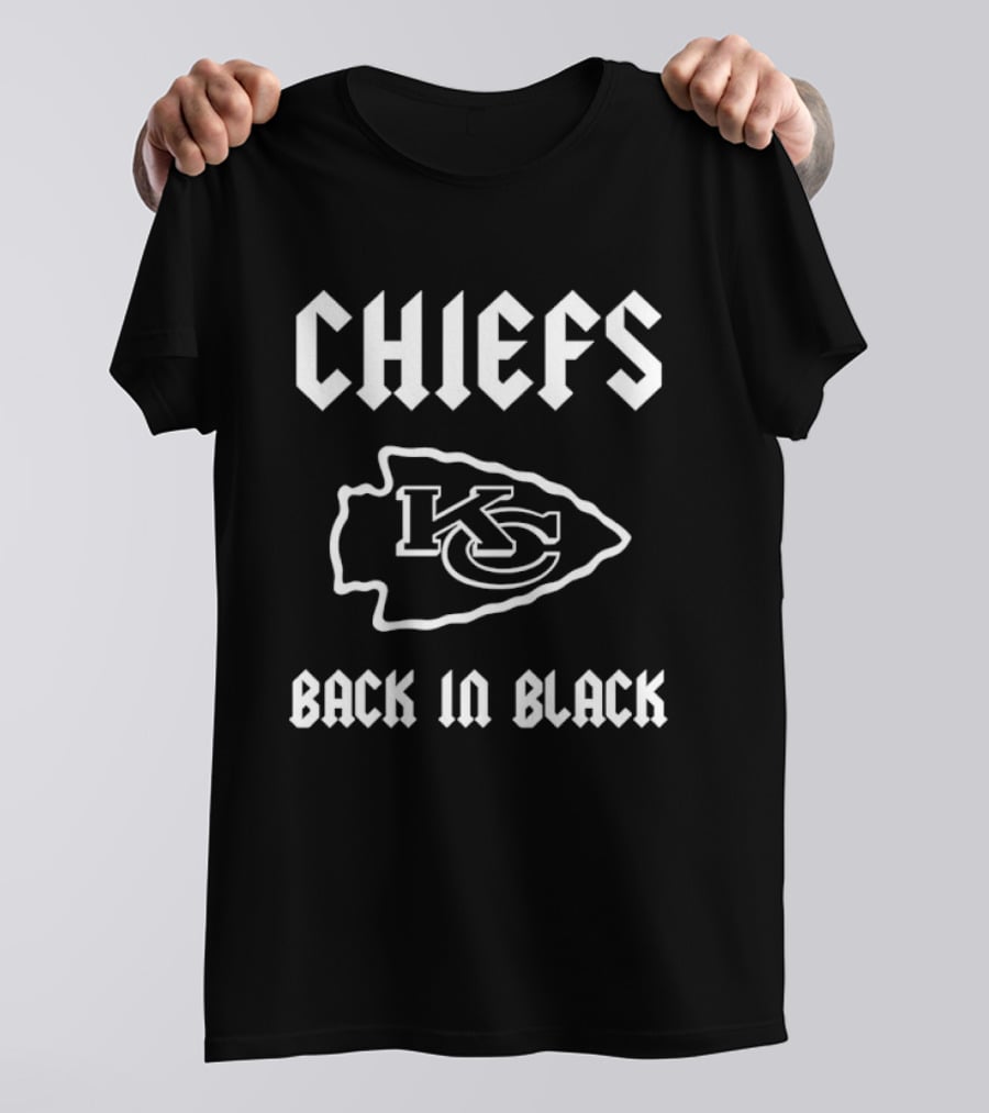 CHIEFS KC Back In Black Rugby T-Shirt