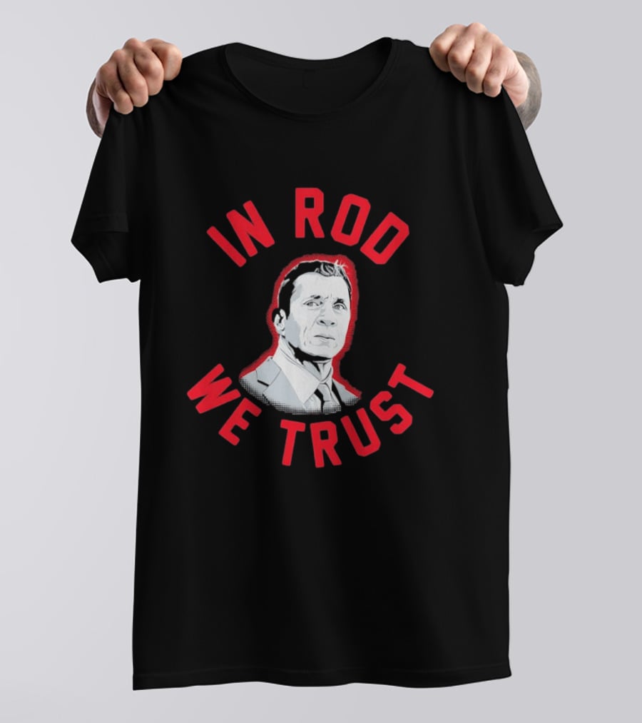 In Rod We Trust Rod Brind'Amour Head Coach Of Carolina Hurricanes T-Shirt