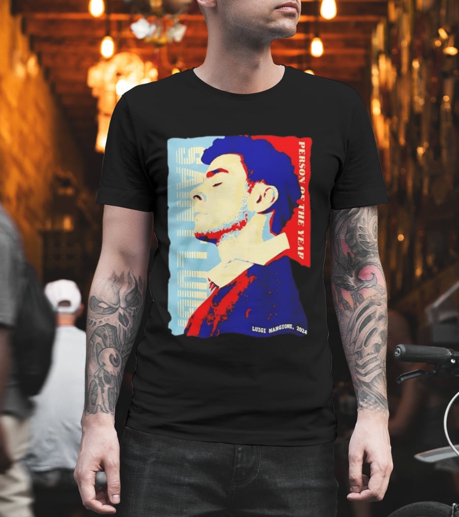 Saint Luigi Mangione 2024 Person Of The Year T-Shirt