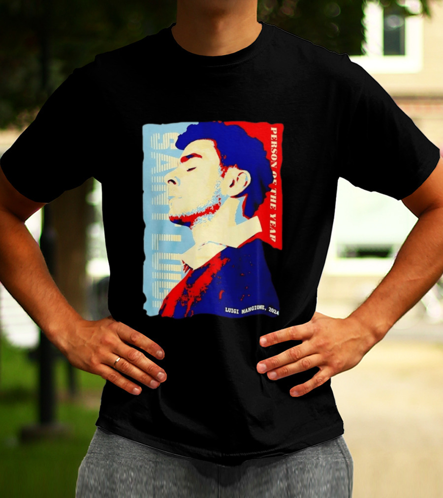 Saint Luigi Mangione 2024 Person Of The Year T-Shirt