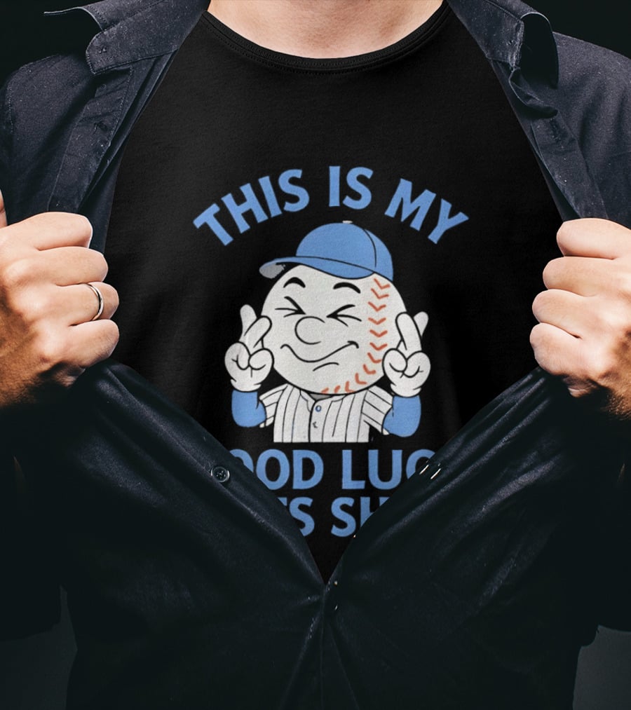 This Is My Good Luck Mets Mr Met T-Shirt