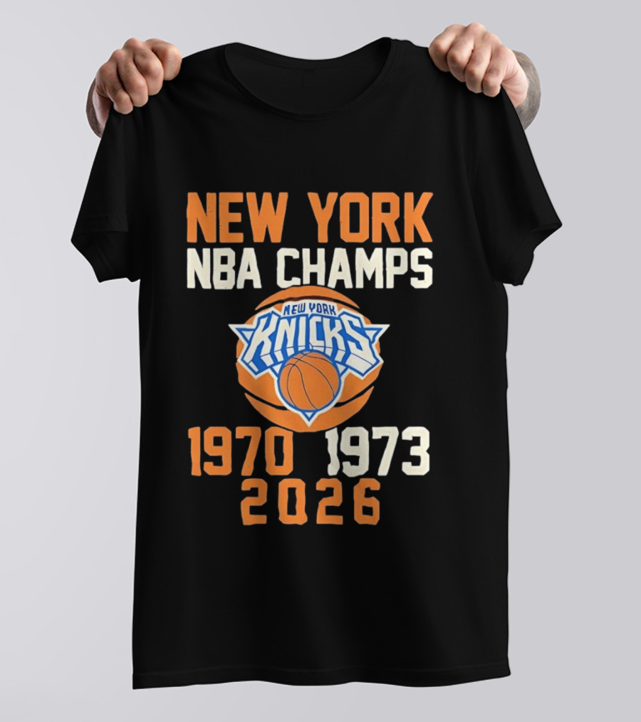 New York Knicks NBA Champs 1970 1973 2026 T-Shirt