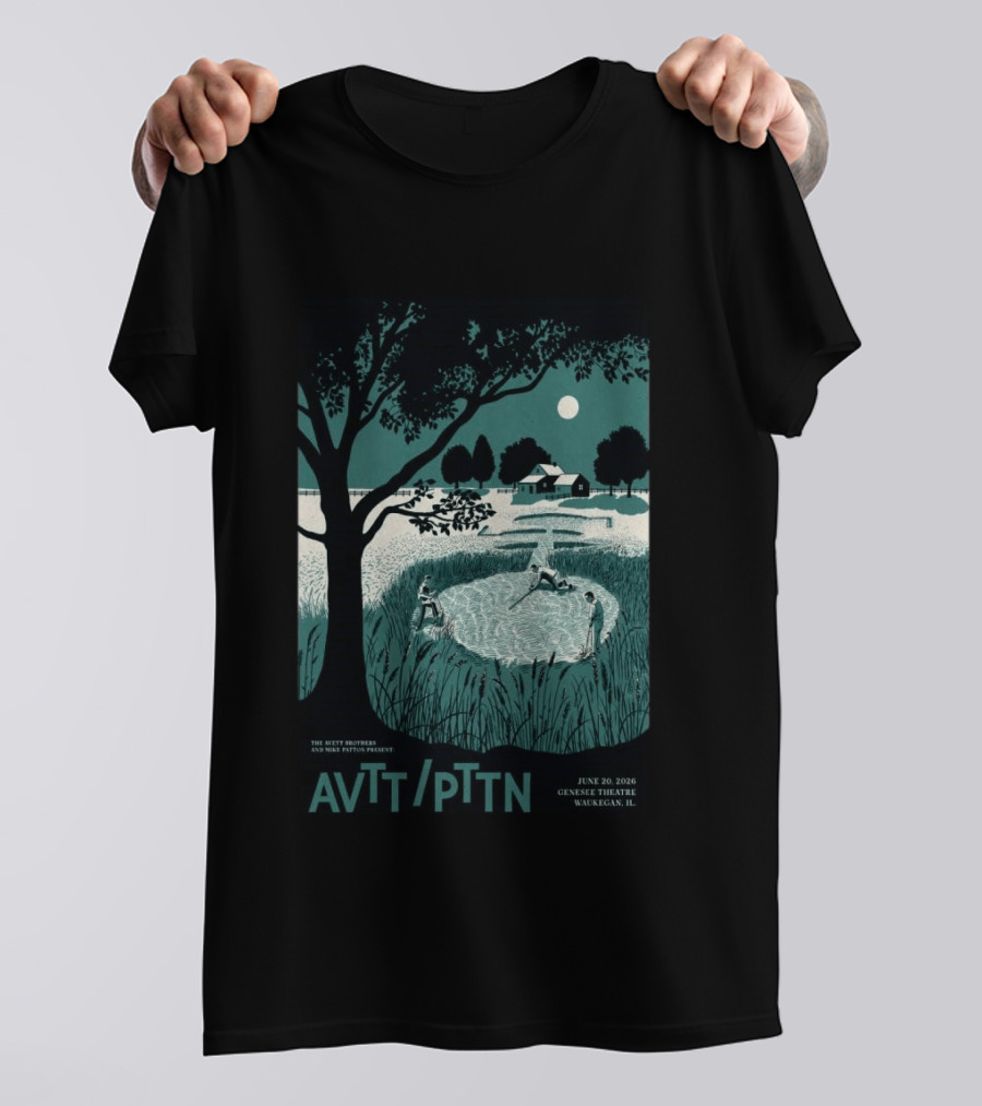 The Avett Brothers And Nikki Patton Waukegan IL Genesee Theatre June 20 2026 T-Shirt