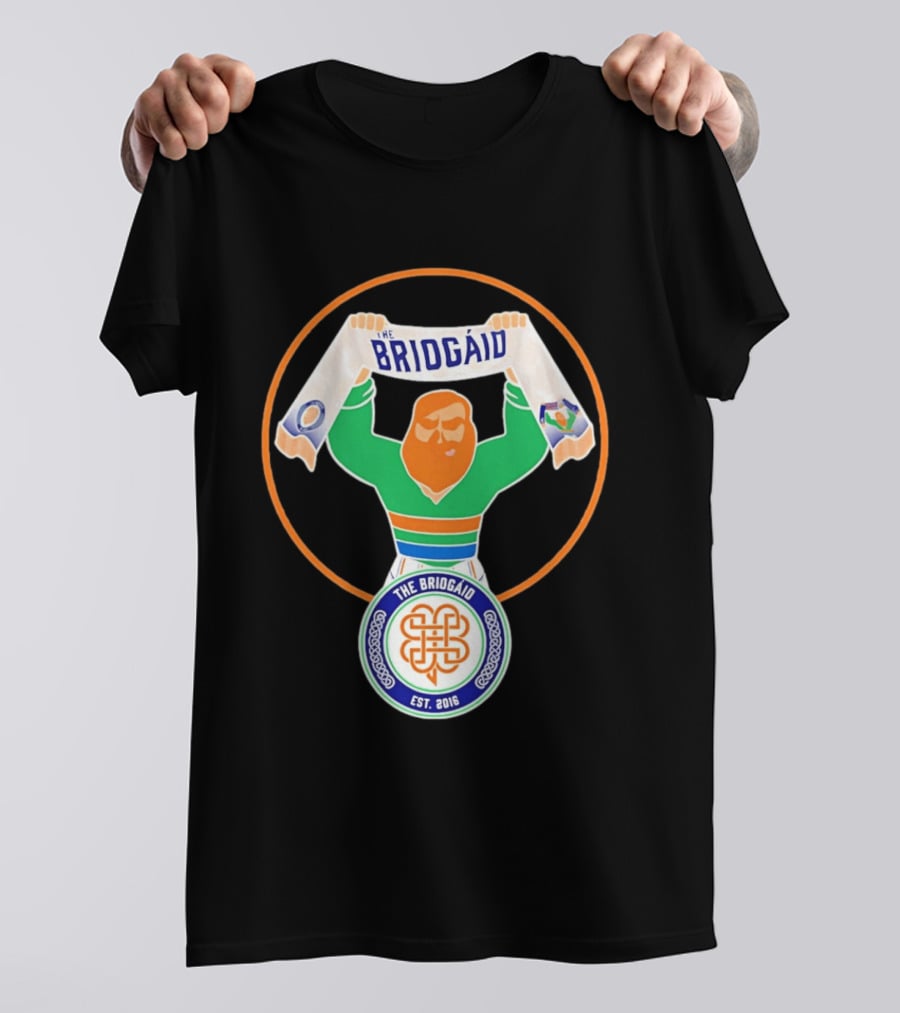 The Briogaid Guy Est 2016 Celtic FC Supporters Club Scarf T-Shirt