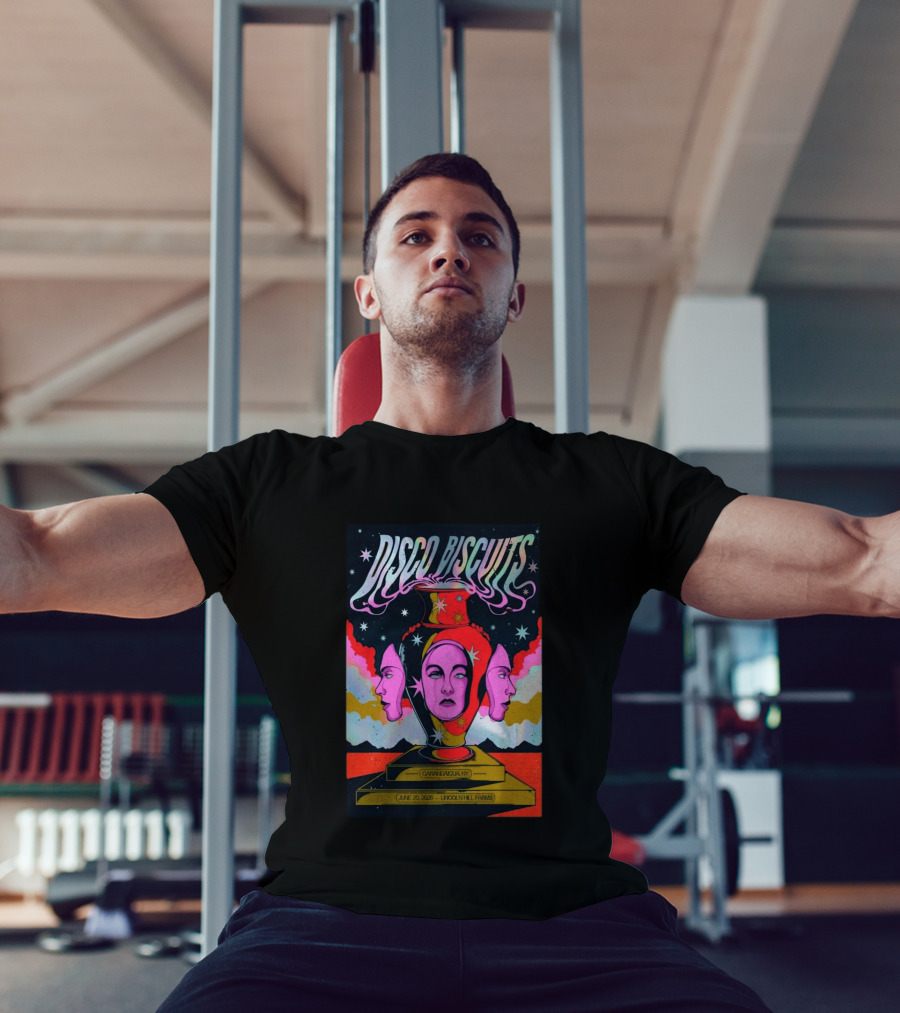 Disco Biscuits Lincoln Hill Farms June 20 2026 Canandaigua NY Psychedelic T-Shirt