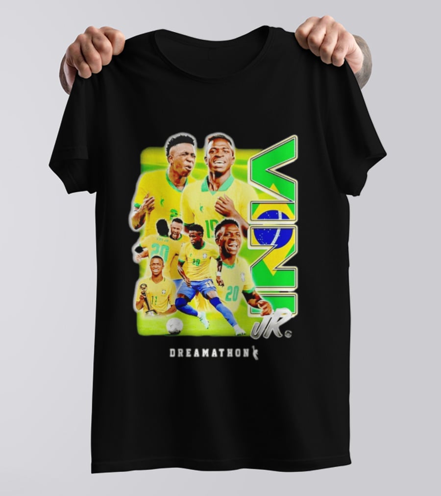 Vini Jr Brazil Dreamathon Soccer Moments T-Shirt