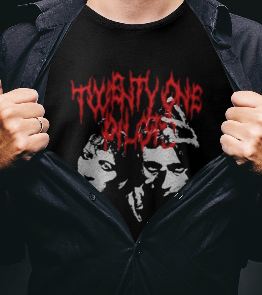 Rawfear Moves Me Twenty One Pilots Distorted Faces T-Shirt
