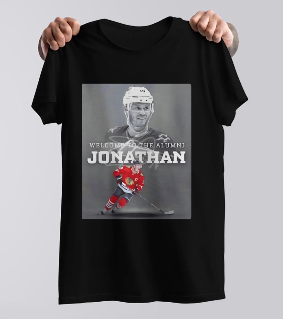 Welcome To The Alumni Jonathan Toews Chicago Hockey Legend T-Shirt