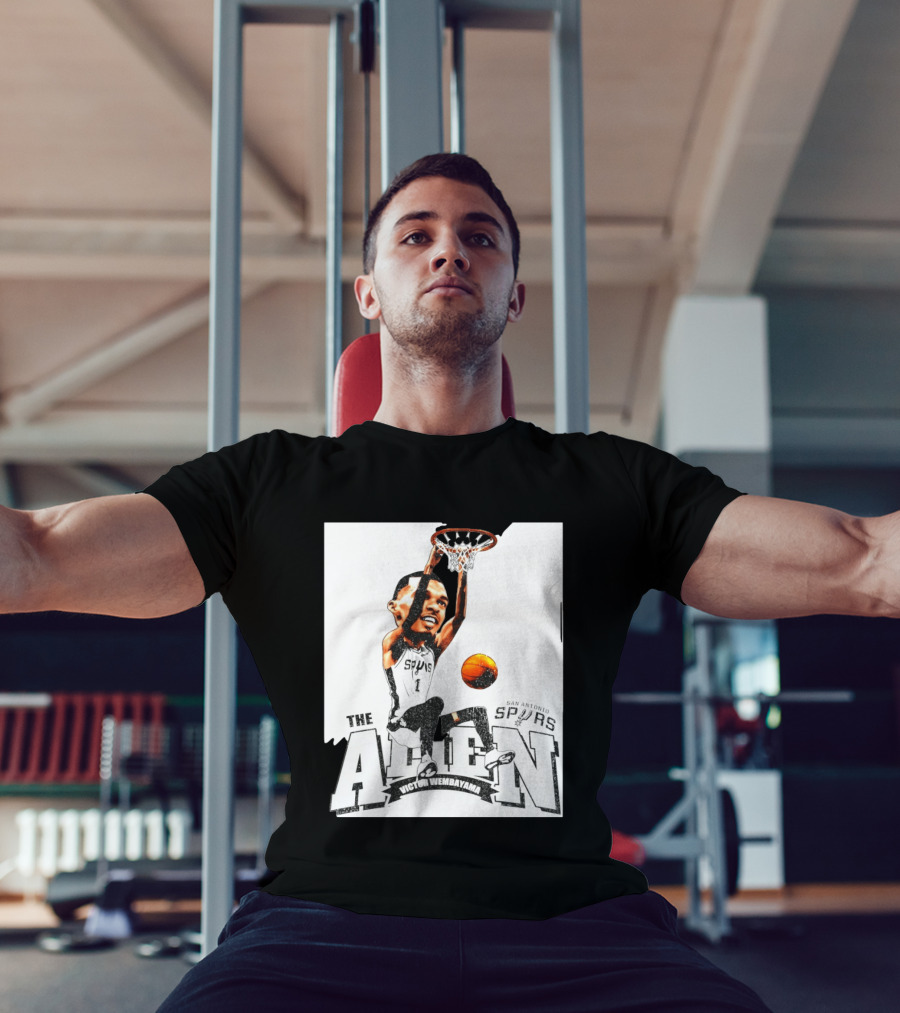 Victor Wembanyama The Alien San Antonio Spurs Basketball T-Shirt