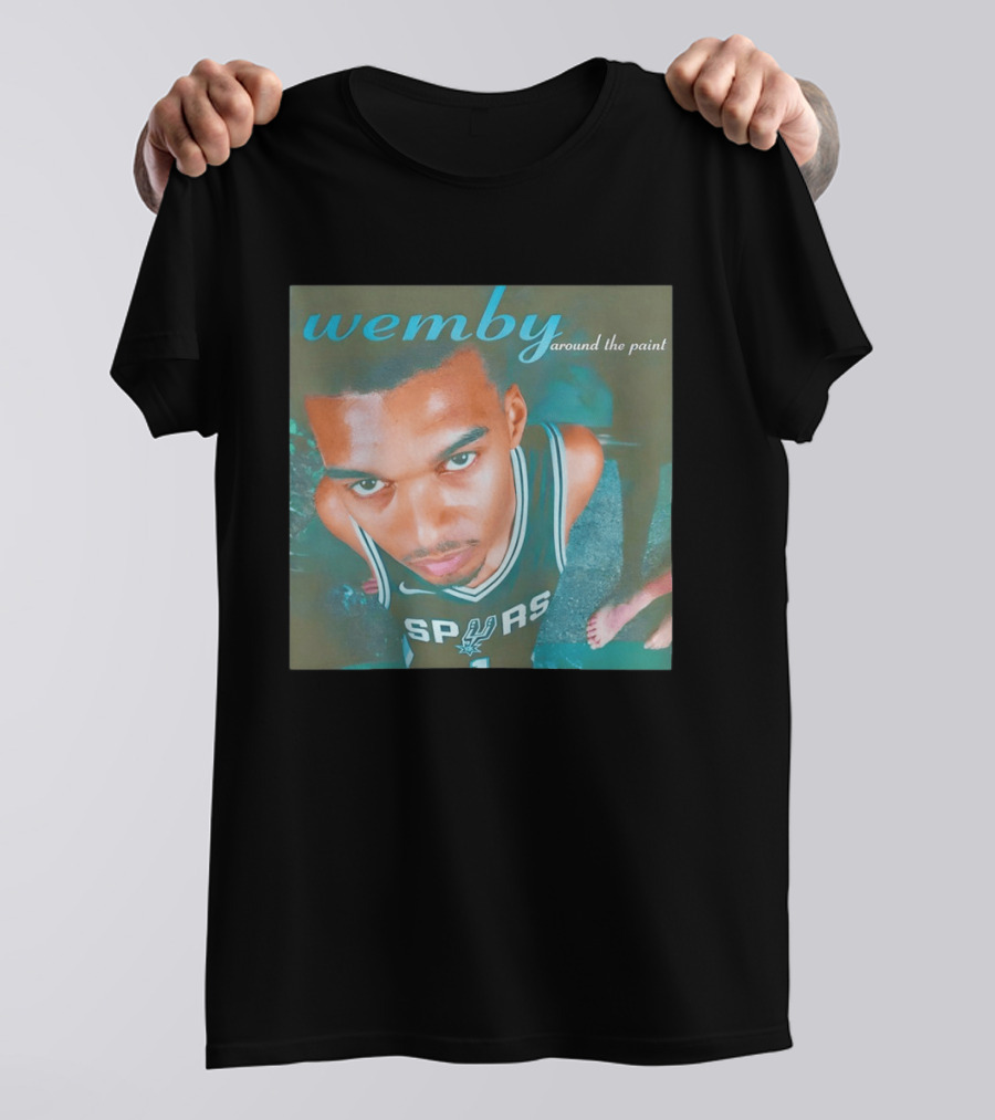 Wemby Around The Paint Victor Wembanyama San Antonio Spurs Basketball Fiesta 2026 T-Shirt