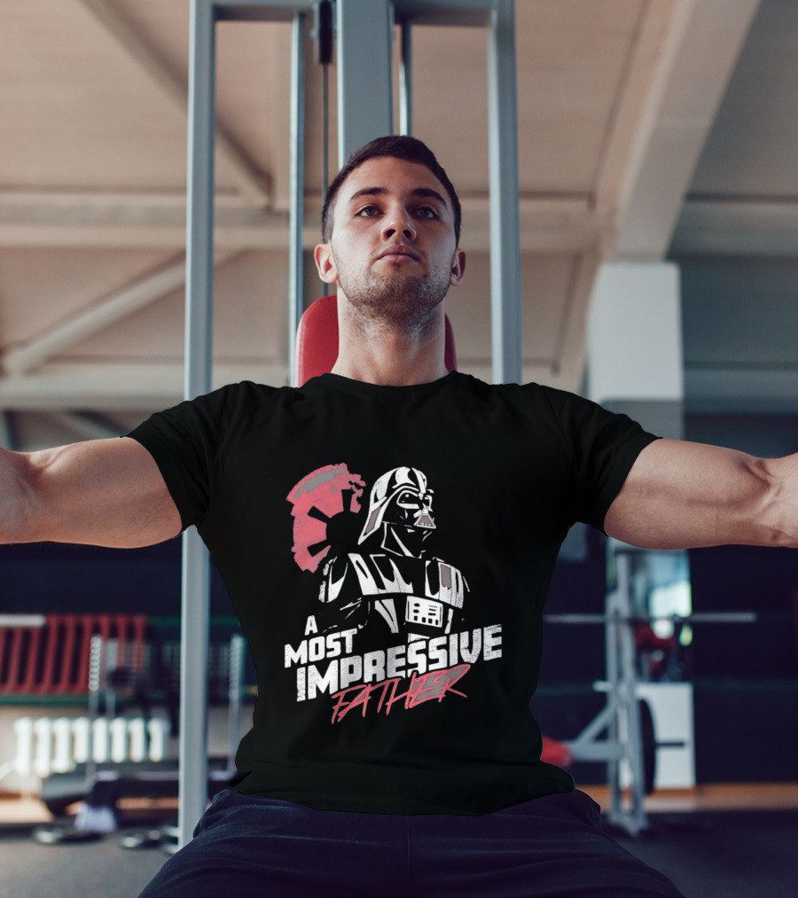 A Most Impressive Father Star Wars Darth Vader Iconic Pose T-Shirt