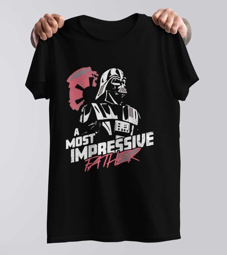 A Most Impressive Father Star Wars Darth Vader Iconic Pose T-Shirt