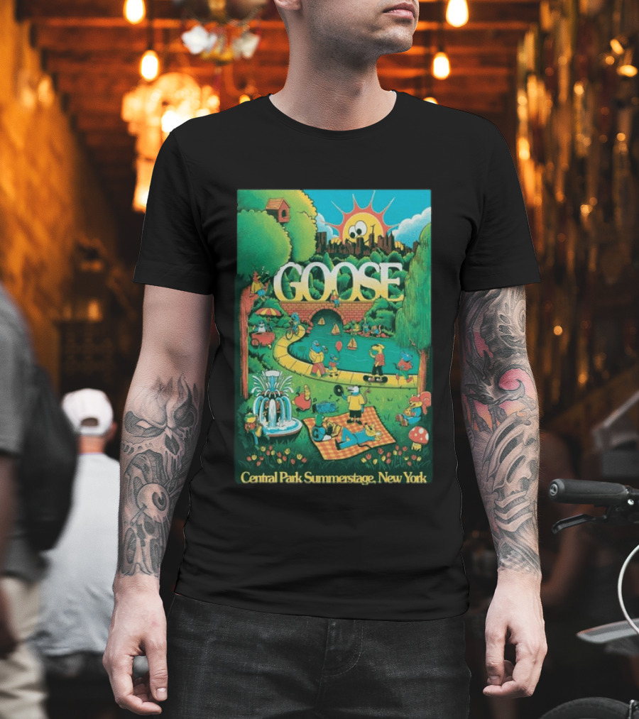 GOOSE Central Park Summerstage New York Jun 21 2026 T-Shirt