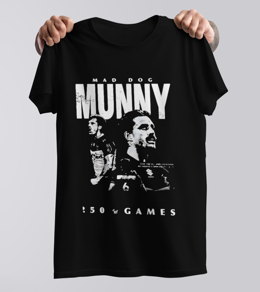 MAD DOG MUNNY 250 Games Melbourne Storm 2026 Cameron Munster T-Shirt