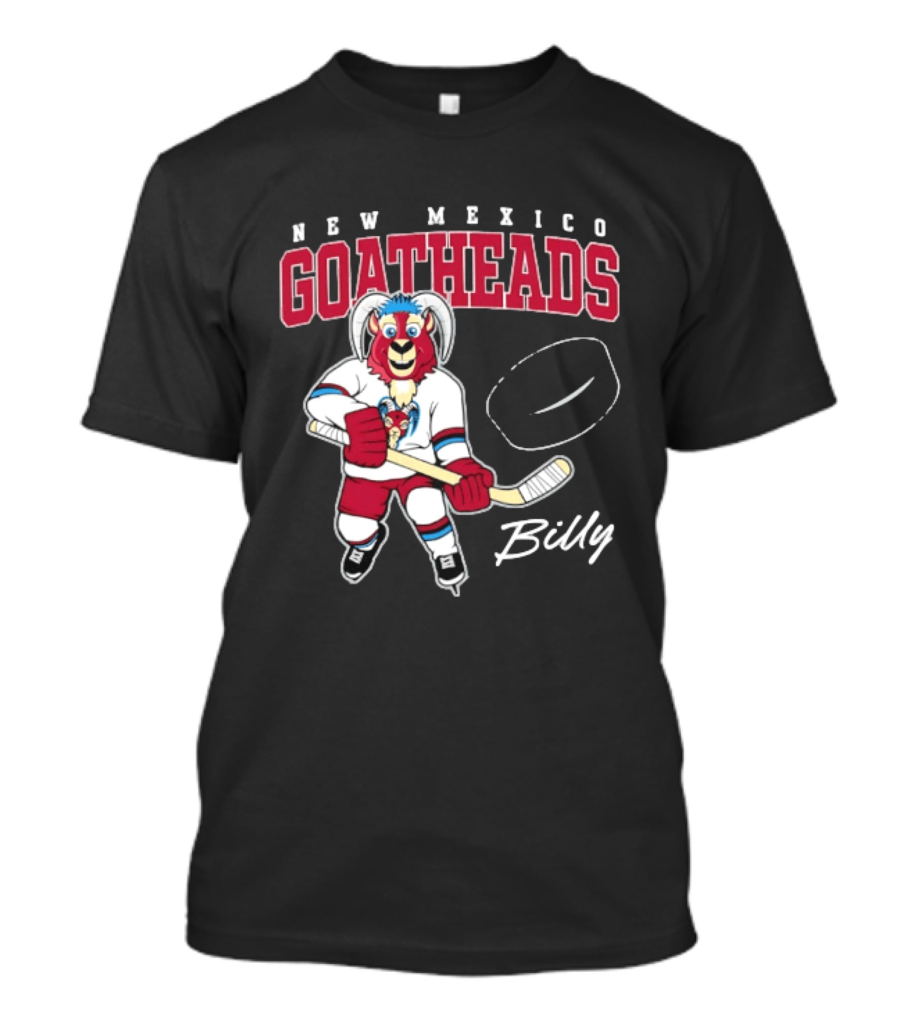 New Mexico Goatheads Billy Hockey T-Shirt