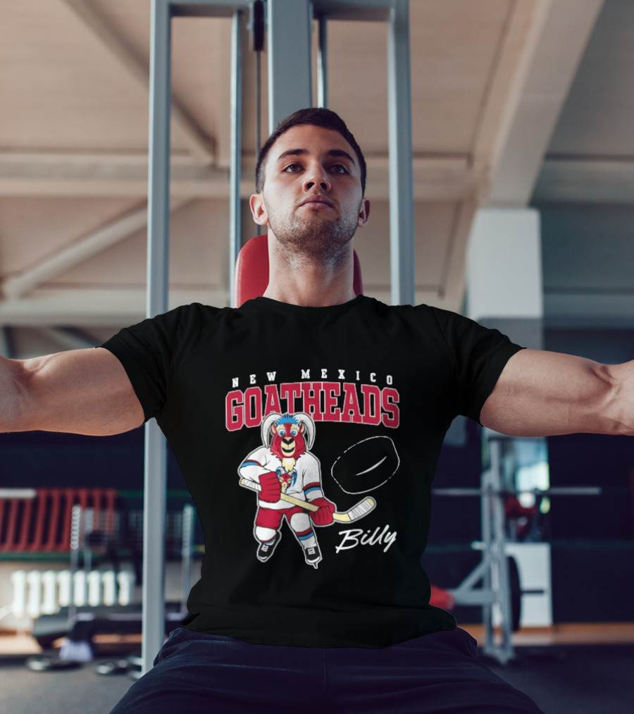 New Mexico Goatheads Billy Hockey T-Shirt