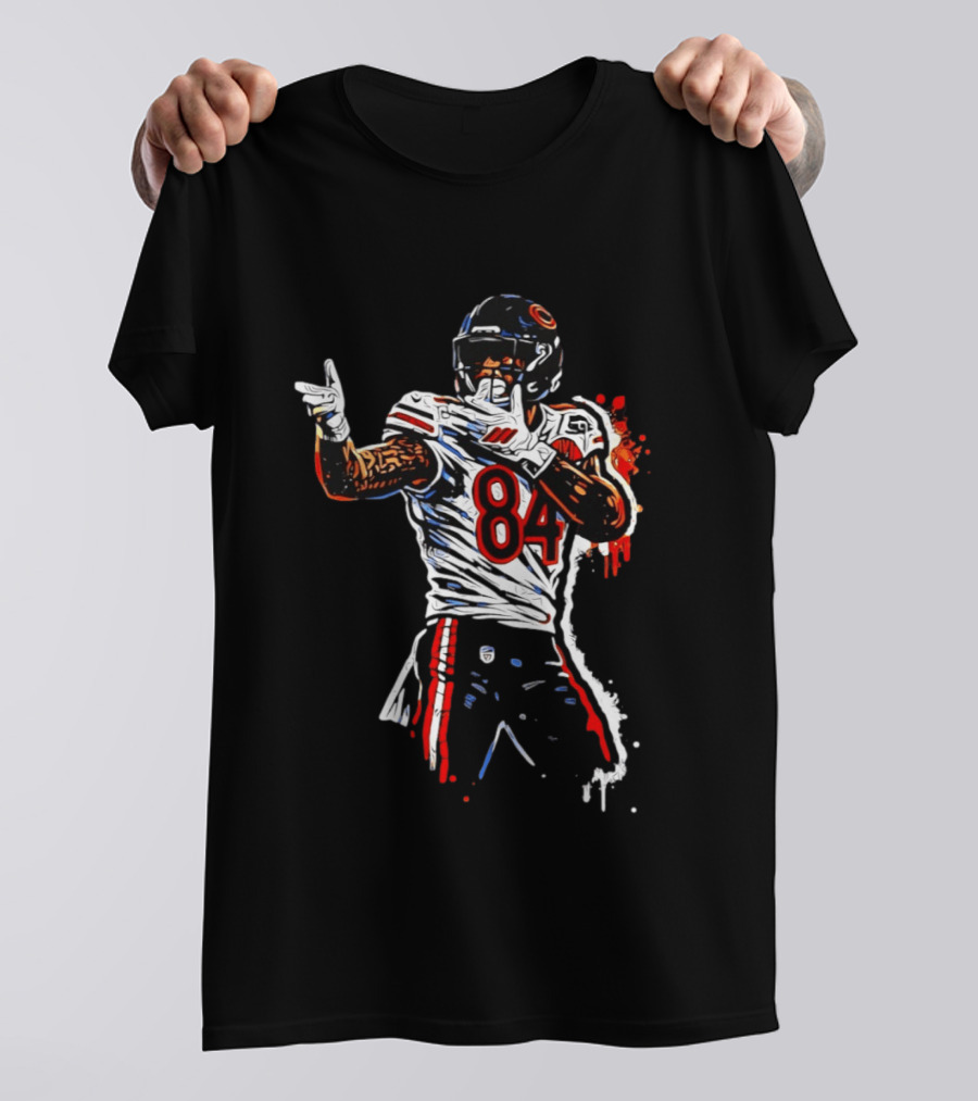 Cordarrelle Patterson 84 Chicago Bears Football Player T-Shirt